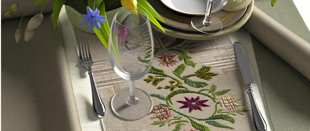 farmhouse table runners for spring and summer