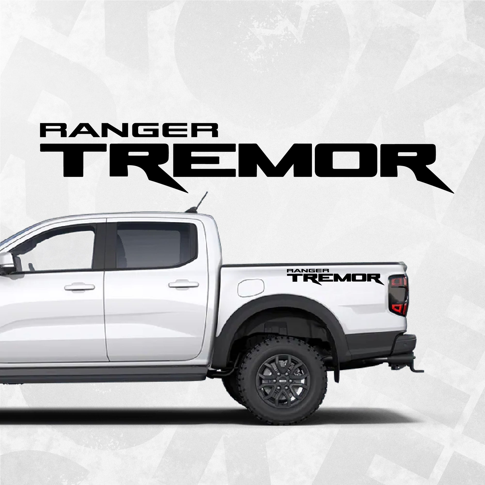 Ford Ranger Tremor Decals, Bedside Graphics, set of 2 - BROKENstickers product image