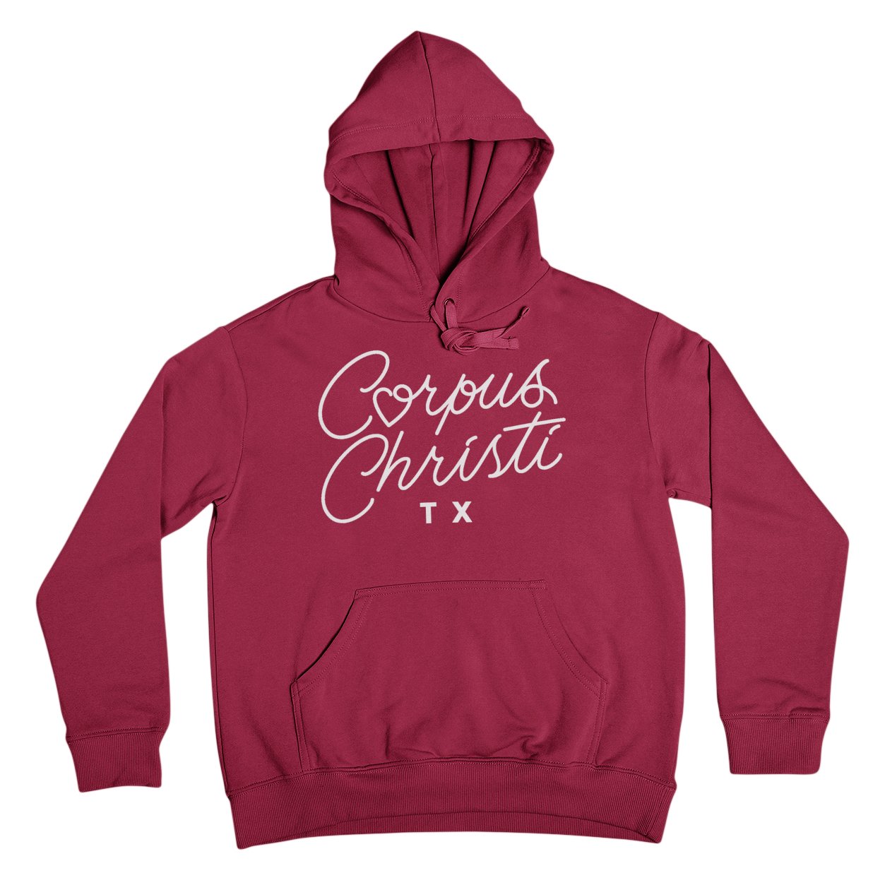 Corpus Christi TX Heart Hoodie – Made in CC Wholesale