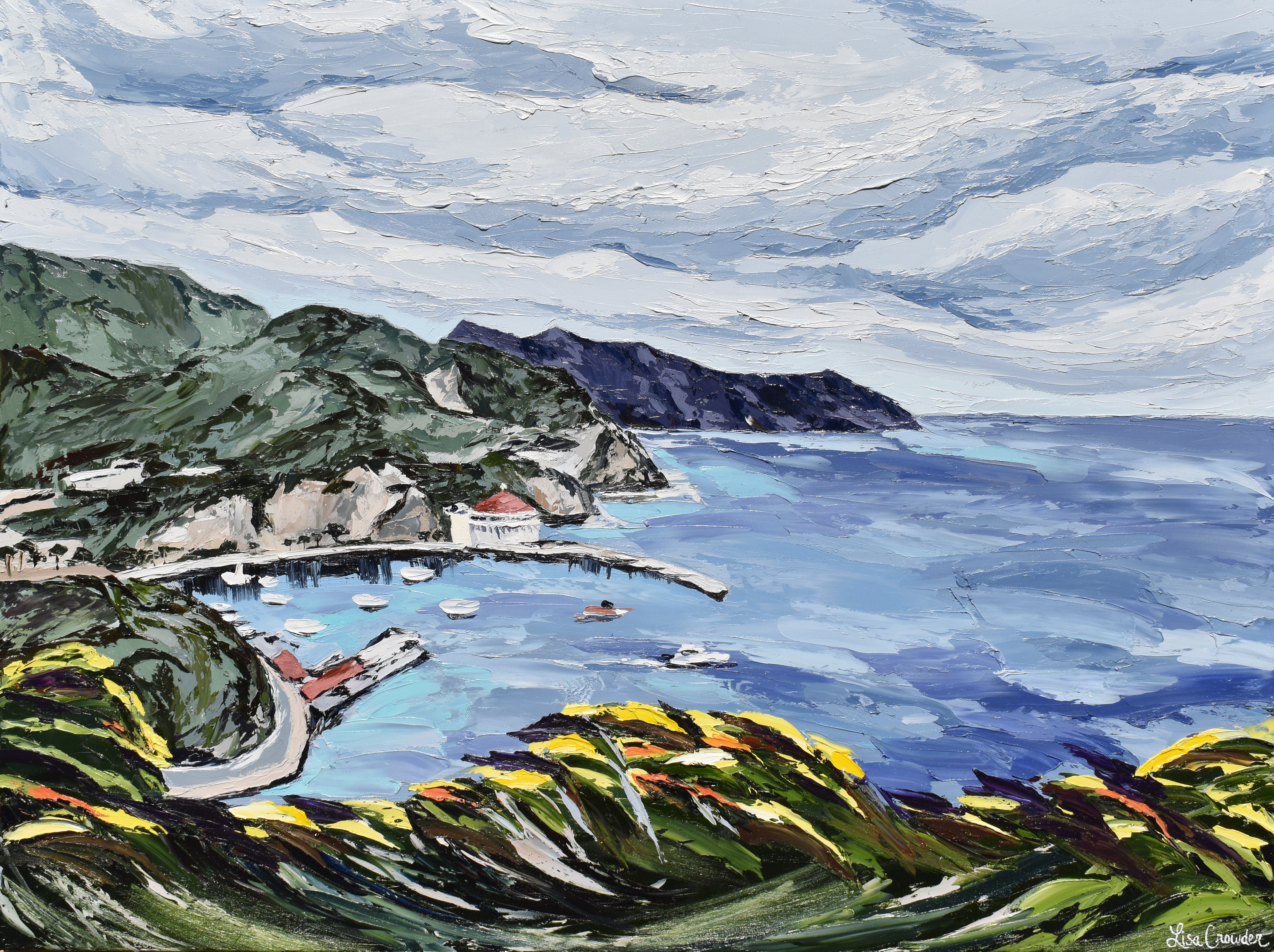 Let's Go To Catalina, 30" x 40"