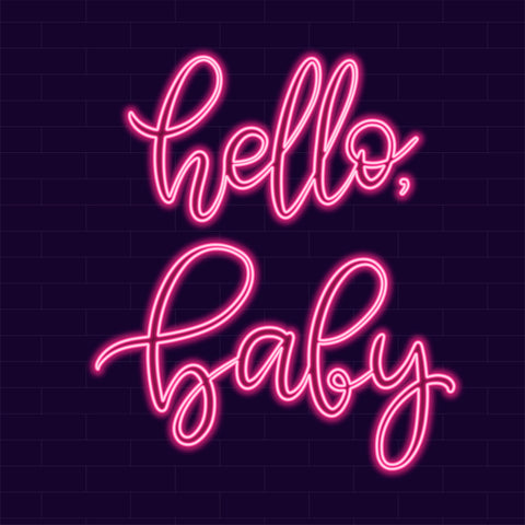 Neon LED Signs For Baby Shower and Gender Reveal