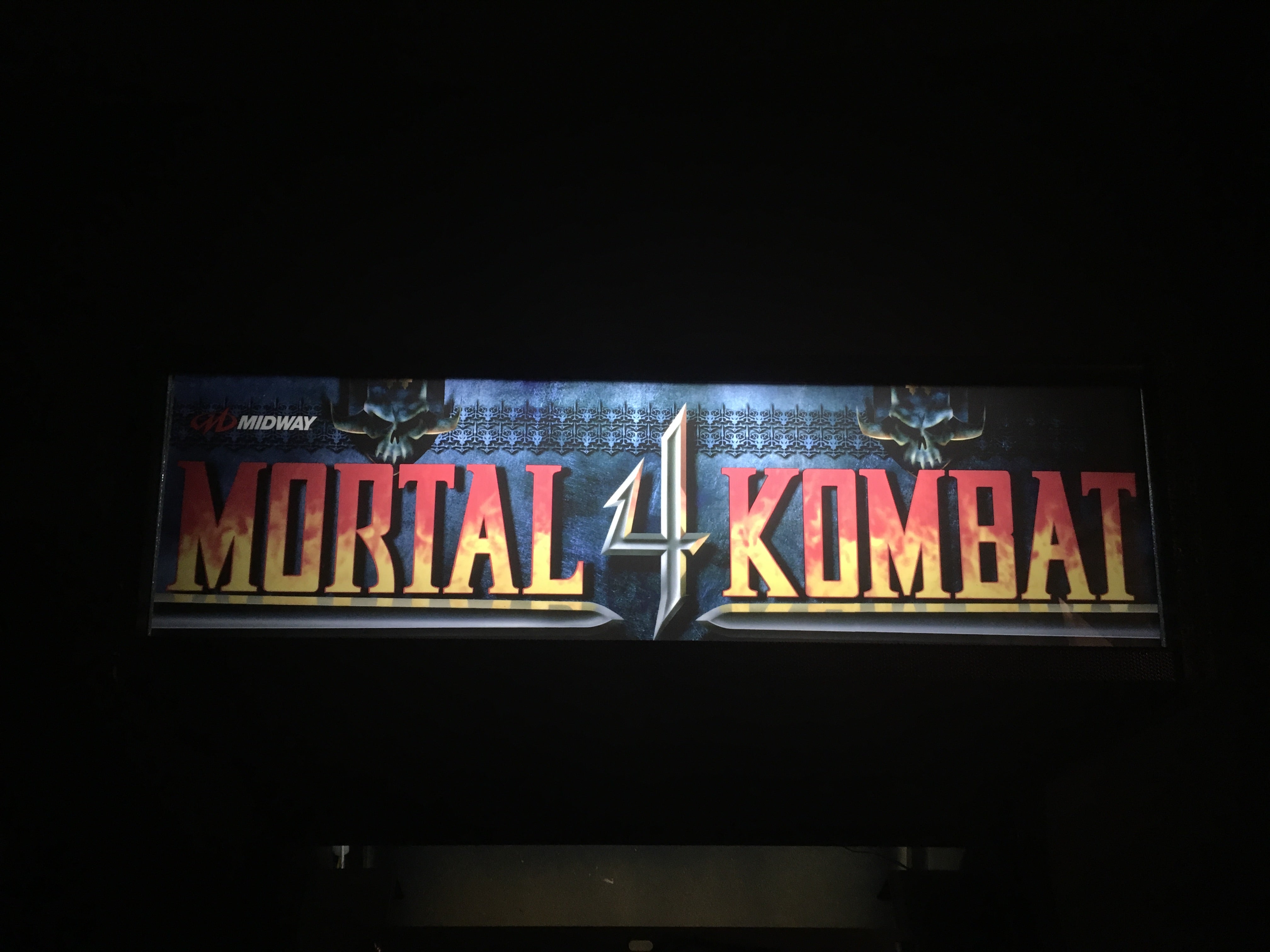 Ultimate Mortal Kombat 3 Dedicated Arcade Marquee - 25 x 7.5 - Arcade  Marquee Dot Com