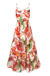 DIAMOND IN THE ROUCHE Dress - WHITE FLORAL