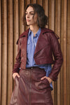 LOVE LEATHERS Jacket - Maroon