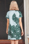 TAYLOR SHIFT Dress - GREEN LEAF