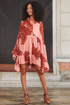 IT'S FALL COMING BACK TO ME Dress - CINNAMON LEAF