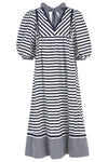 LITTLE BOW WOW Dress - Navy Stripe