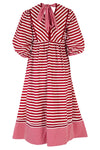 LITTLE BOW WOW Dress - RED STRIPE