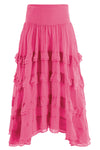 DOUBLE UP Skirt - PLAIN PINK