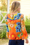 BAD CASE OF LOVING YOU Top - ORANGE FLORAL