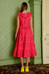 COLLAR SCHEME Dress - Raspberry