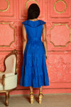 COLLAR SCHEME Dress - Cobalt