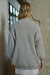 BEAD OF DOUBT Cardigan - Grey Marle