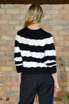 GET OVER KNIT Jumper - BLACK/WHITE