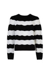 GET OVER KNIT Jumper - BLACK/WHITE