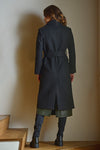 MELTON MOMENT Coat - Black