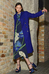 MELTON MOMENT Coat - Cobalt