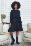 DOUBLE DOWN Dress - Black