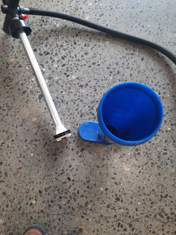 Inside of a hand pump for a paddle board 