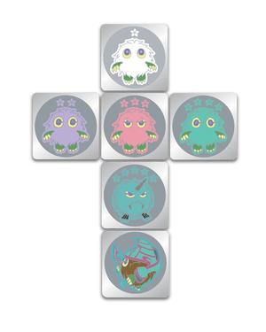 Magical Twilight Metal Dice Set - Starlight Grotto - Magic Missile Dice