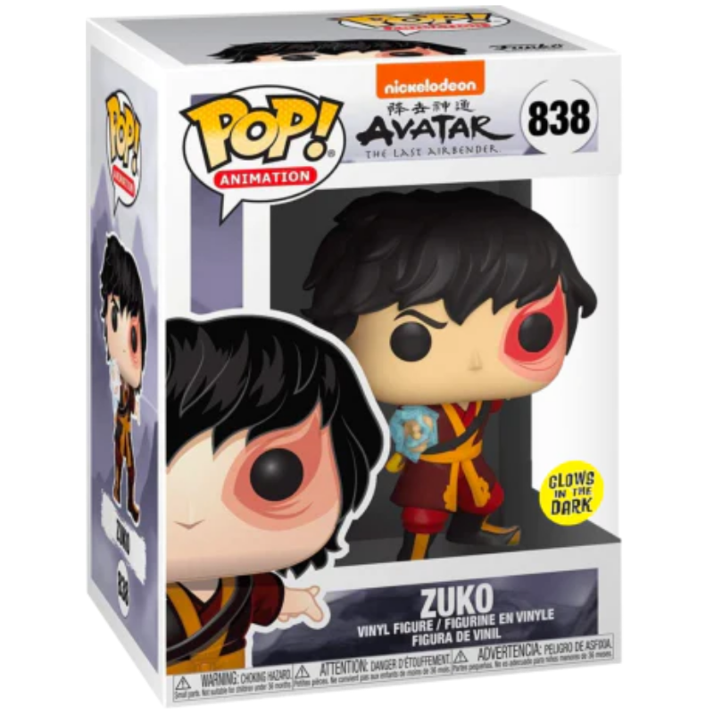 zuko lightning funko pop