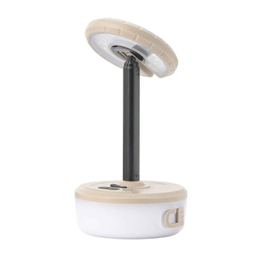 4 in 1 Highly Retractable Camping Lamp Bulit-in 10M Strip LED Atmosphere Waterproof Recyclable Light Belt Outdoor Garden Decoration Lamp for Tent Room