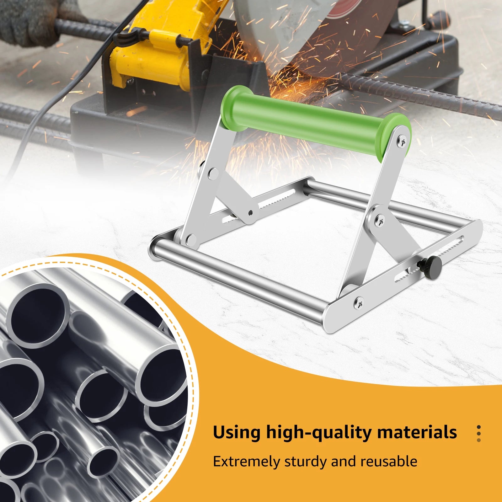 Metal Cutting Machine Work Support Stand Height Adjustable Cutting Machine Support Frame Angle Grinder Holder for Cutting