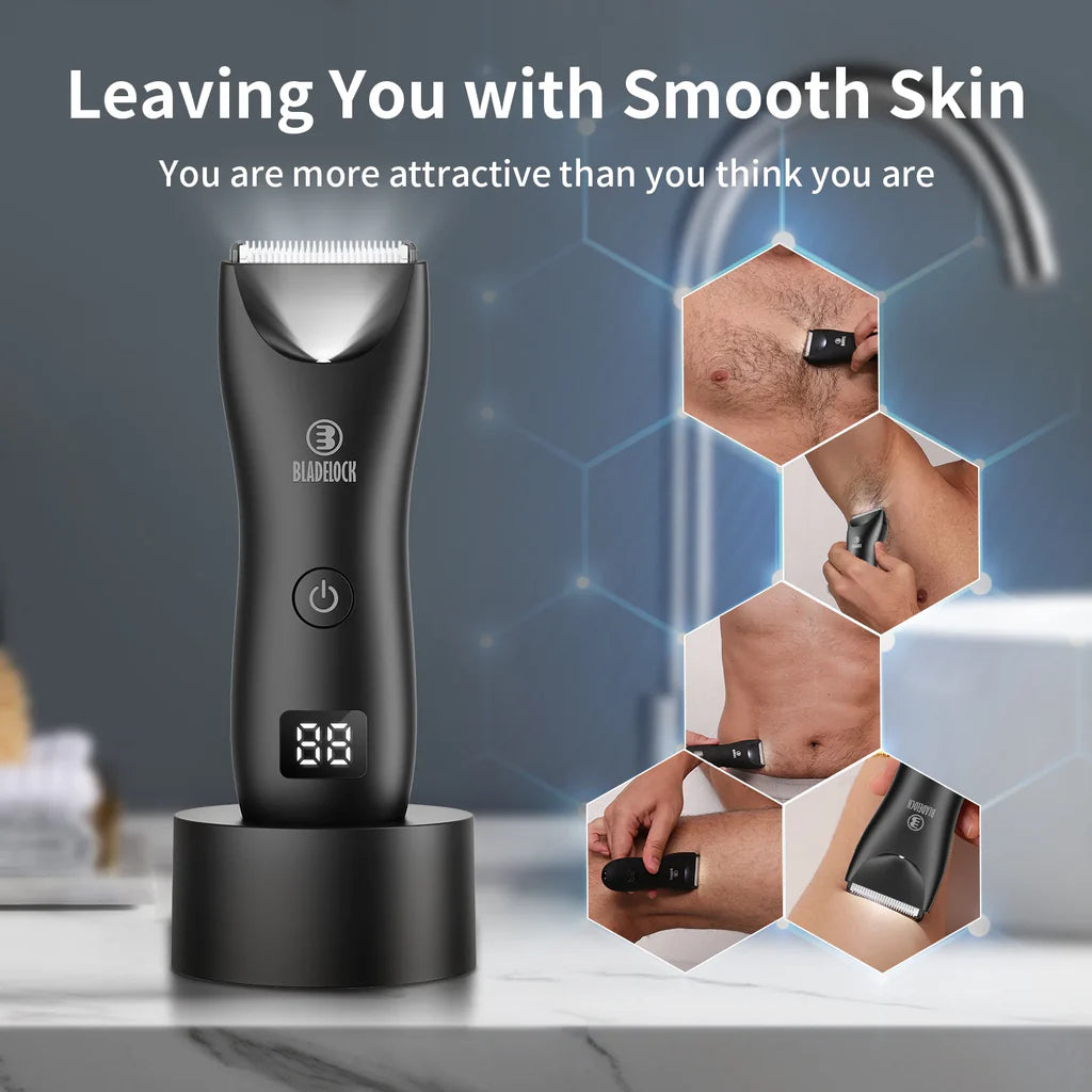 Super Trimmer Razor Set Base Hair Clipper Hair Trimmer For Men and Women Balls Shaver Clipper Sensitive Private Parts Razor Face Cut with Multi-Functional 4-in-1 Electric Shaver