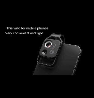 Digital 200X Phone Microscope Lens with CPL Mobile LED Guide Light Lamp Micro Pocket SuperMacro Lens for iPhone Samsung Phones All Smartphones