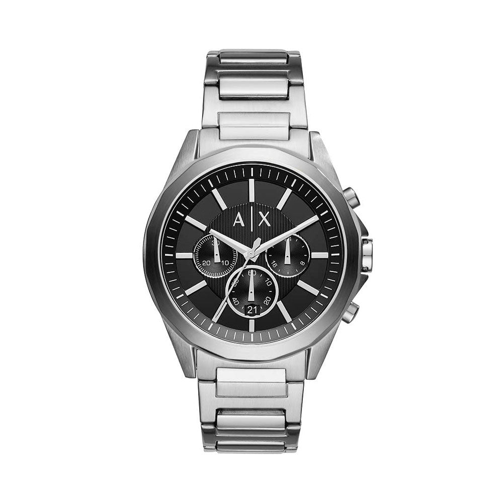 Armani exchange Men Drexler Round Black Watches AX2600 – The WatchFactory™