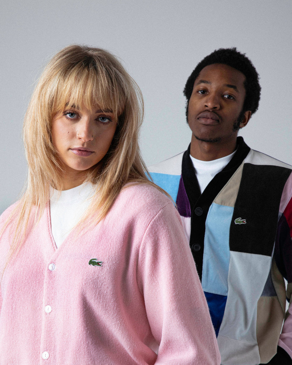 Marcie & Oz wearing our Lacoste cardigans – Sekkle