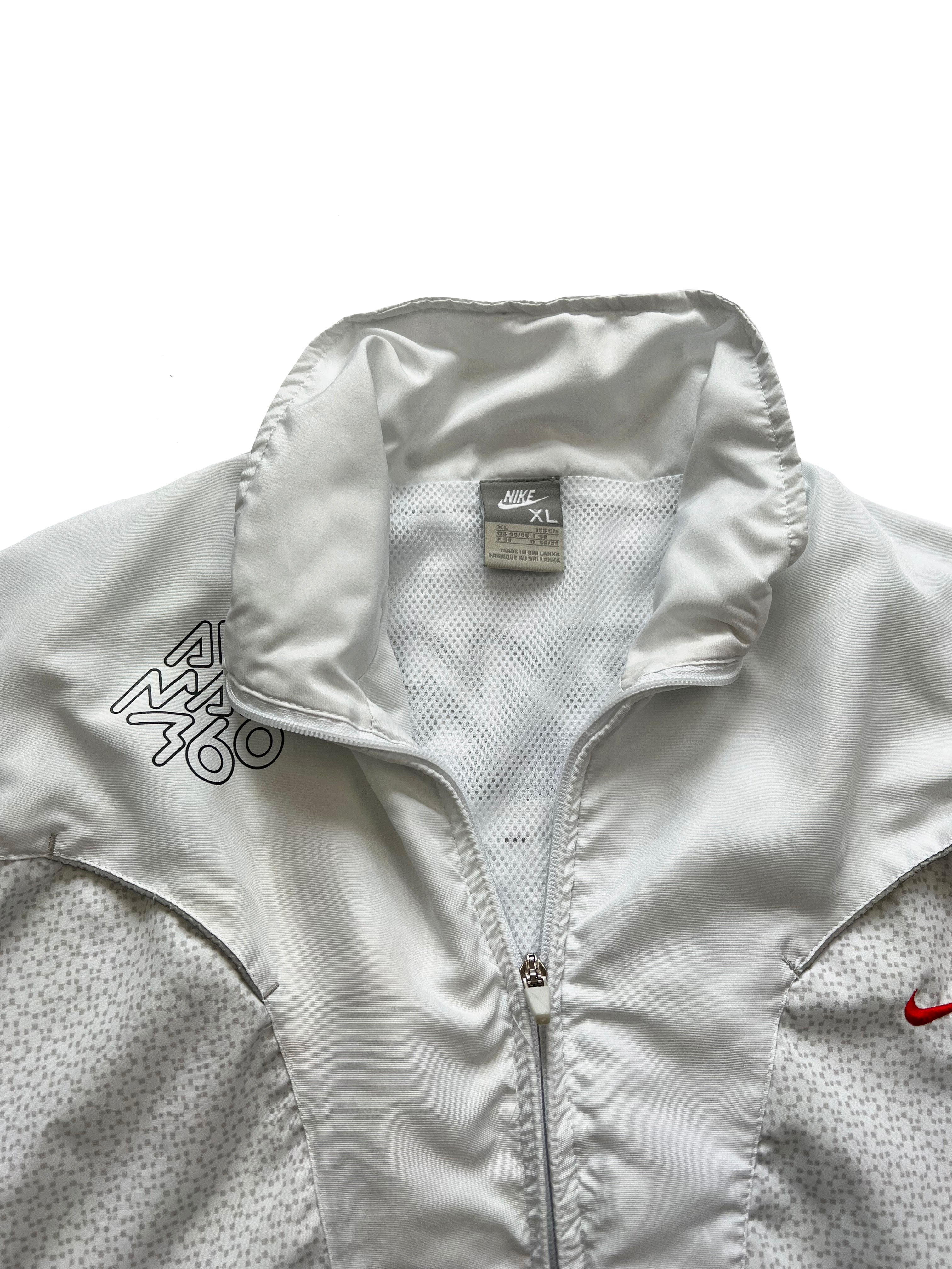 white nike air max tracksuit