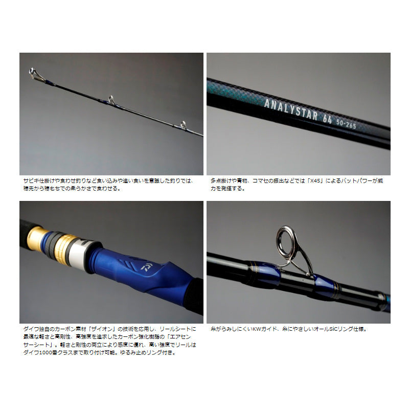 ダイワ(DAIWA) 船竿 アナリスター73 30-180 釣り竿 未使用品-