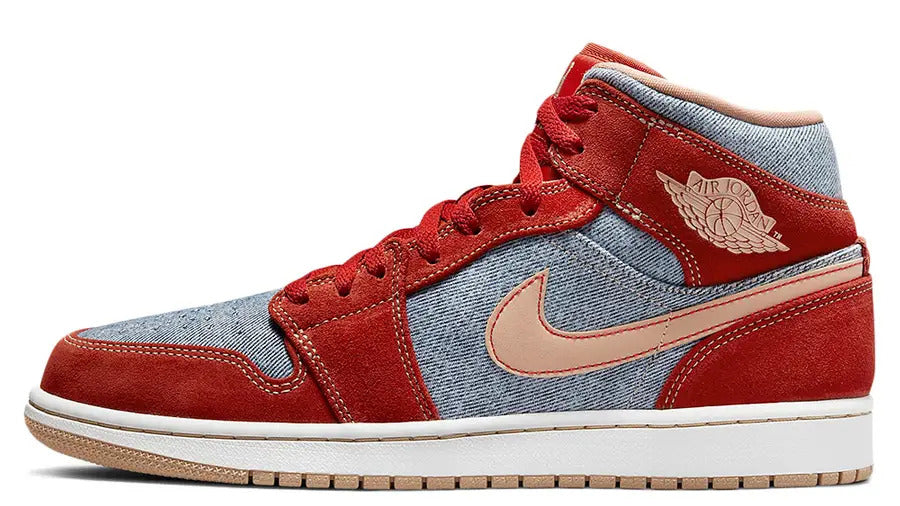 jordan 1 mid se gym red