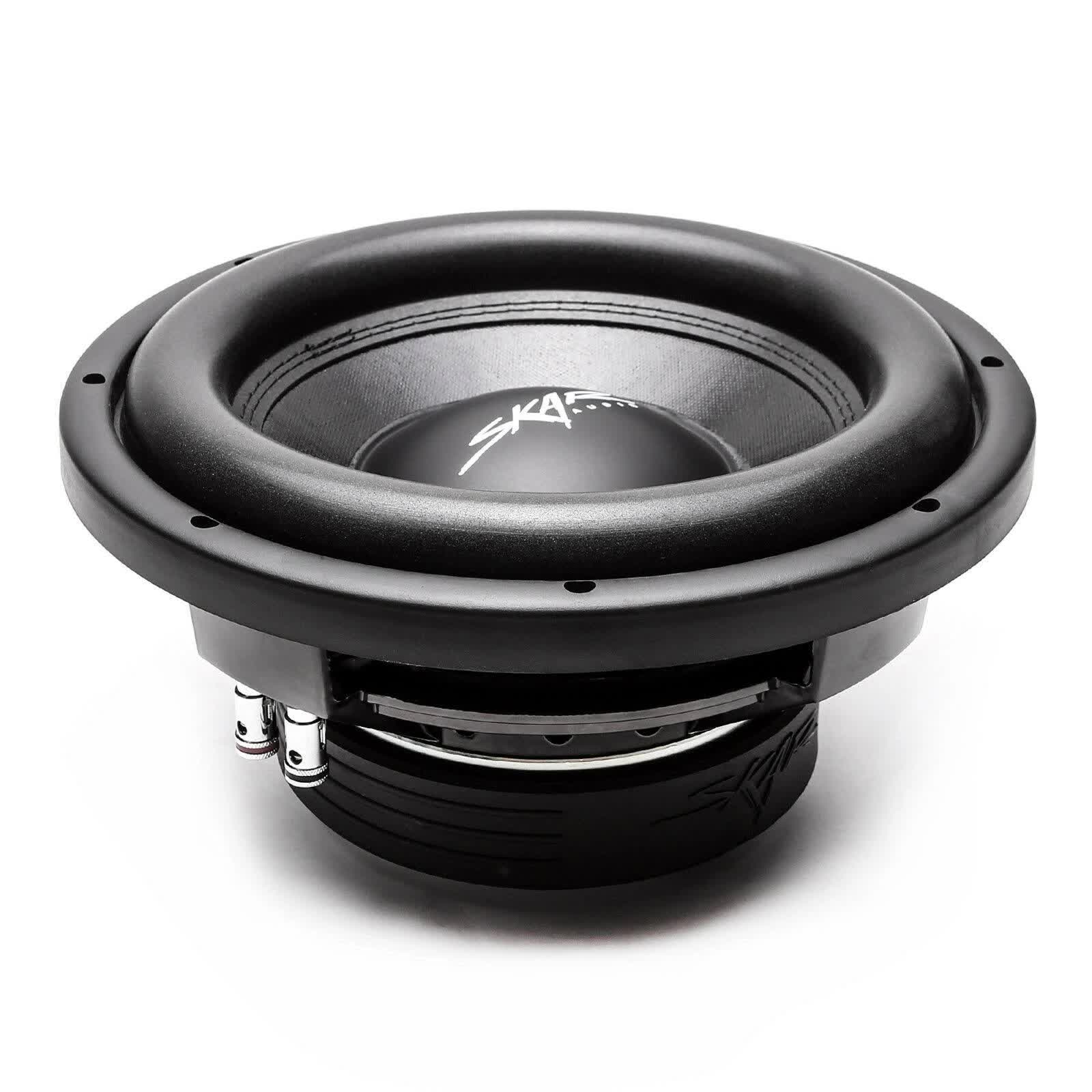 (2) Skar Audio VD-10 D4 10x22 500W RMS Dual 4 Shallow Mount Subwoofer