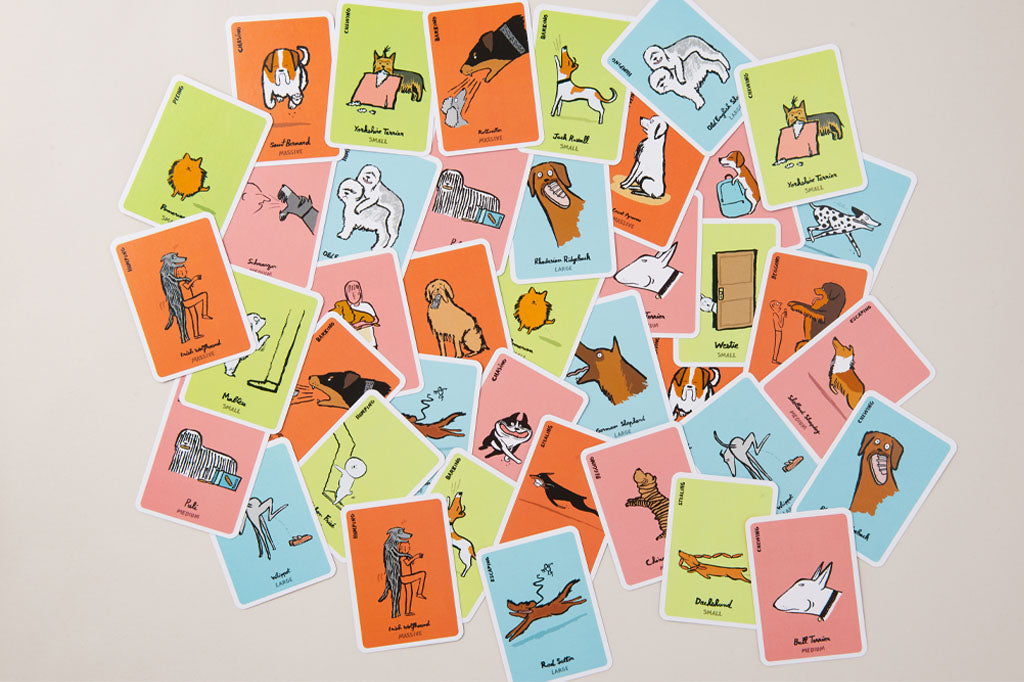 Dodgy Dogs game image of cards