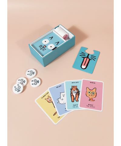 Kooky Cats Tabletop Game Components