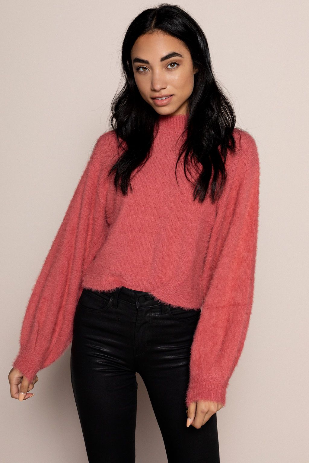 Cotton Candy Beatrice Sweater in Pink The CEO s Closet