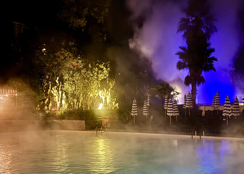 Main Pool at night