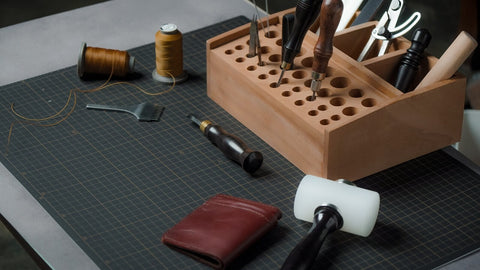 Serel's Handmade Goatskin Leather Wallet for Men