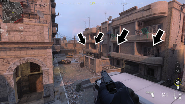 Call of Duty: Modern Warfare III Die besten versteckten Orte – karachi Spot 1