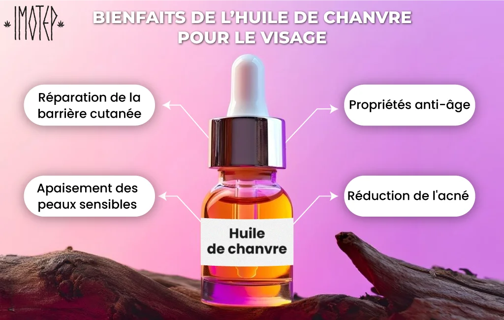 l’huile de chanvre pour le visage
