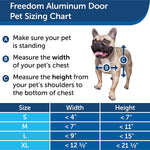 PetSafe Freedom Aluminum Pet Door, White, Extra-Large - PPA00-10862