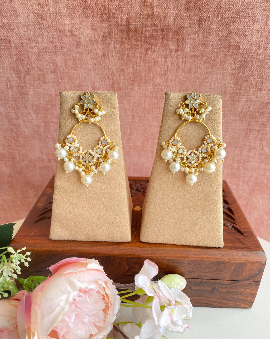 Labradorite and Keshi Pearl Earrings - Alaia Silver – Gracie Jewellery