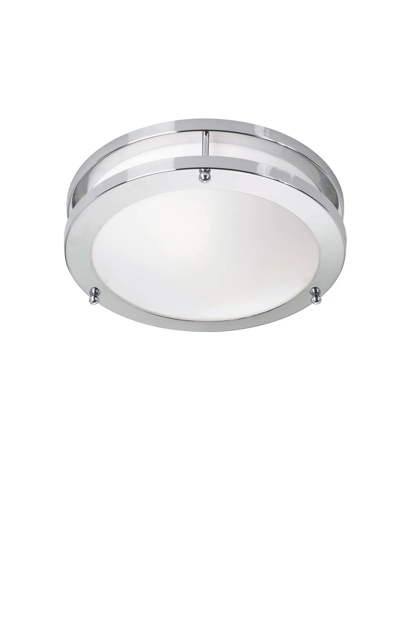 Läs mer om Täby Plafond Vit/Krom 25 cm