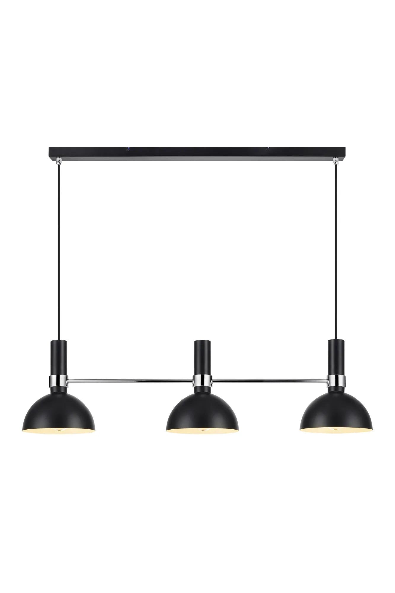 Läs mer om Larry Taklampa Svart/Krom Rak
