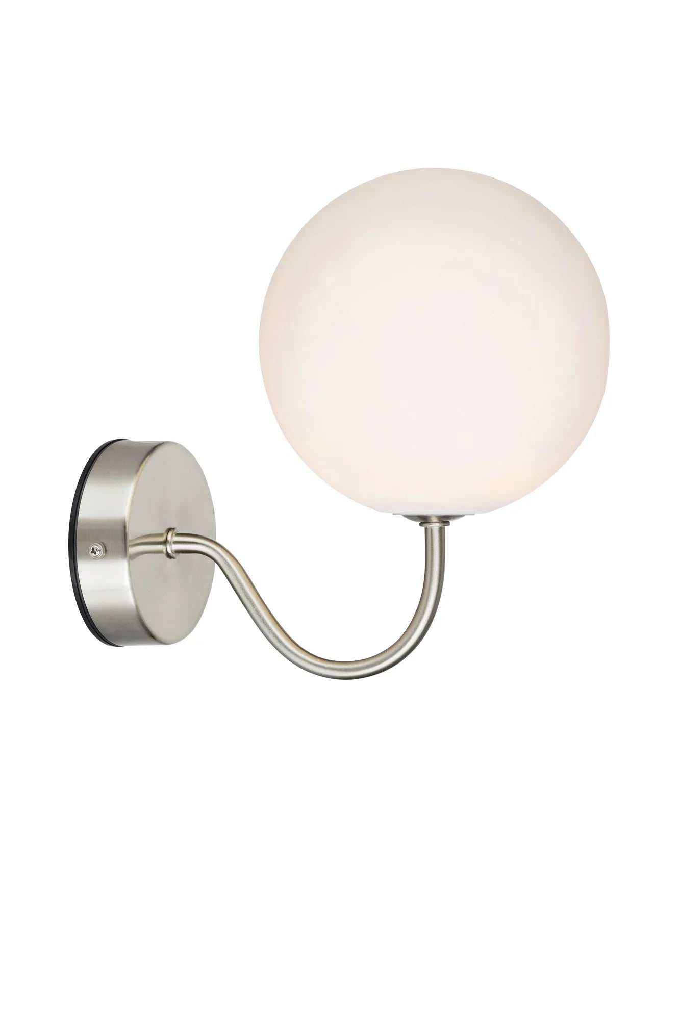 Läs mer om Deco Vägglampa Stål/Vit