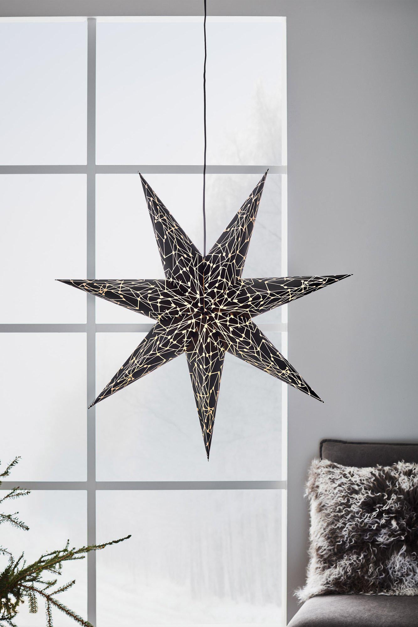 Markslojd Karla Star Black 75 cm