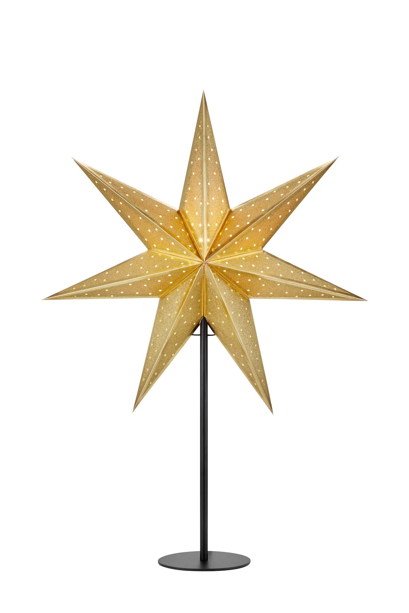 Läs mer om Glitter Bordsstjärna Guld