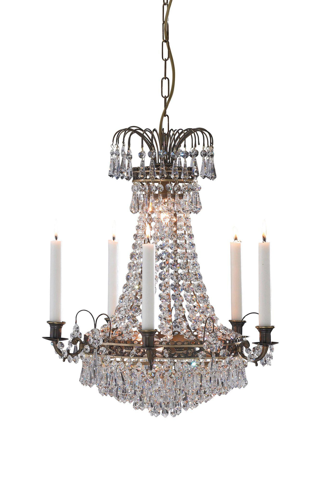 dev.markslojd Läckö Chandelier Antique 48 cm